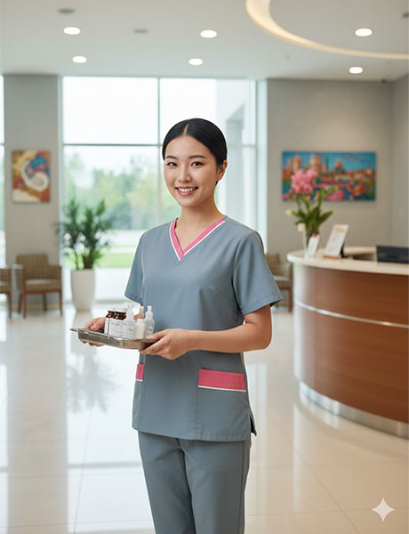 Candy Trim v Neck by MedyHealth in Gurgaon Delhi NCR